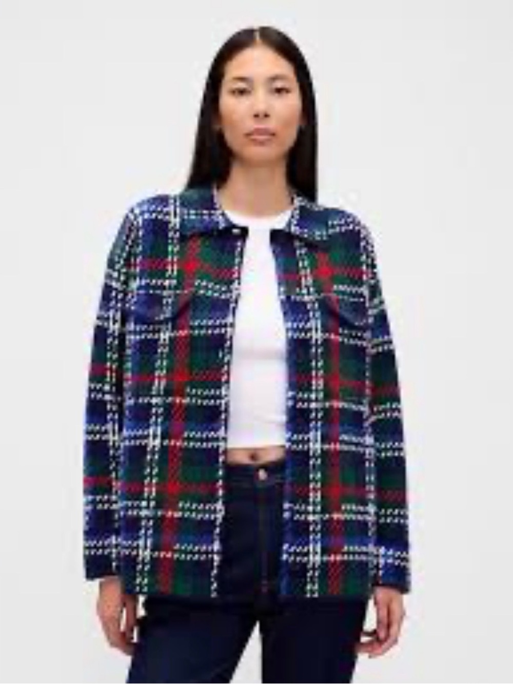 GAP Women’s Small CashSoft Oversized Shirt Jacket